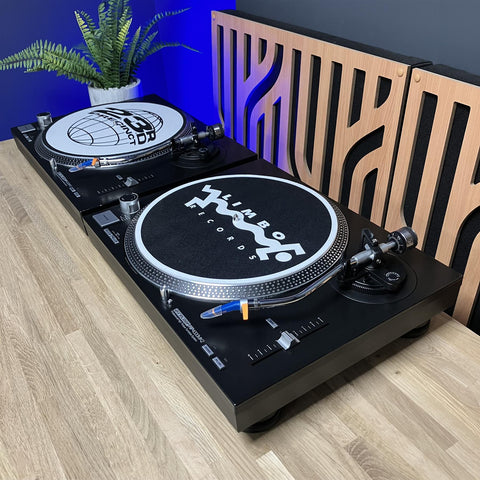 Reloop RP-4000 MK2 Direct Drive DJ Turntables With Ortofon DJ S MKII Cartridges