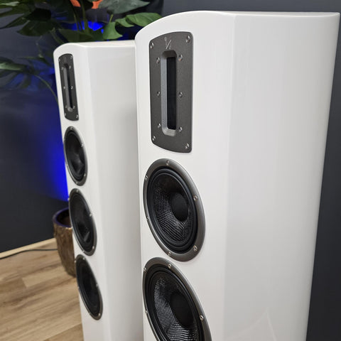 Quad Z-3 Floor Standing Speakers (Piano White)