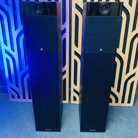 Fyne Audio F302 Floor Standing Loud Speakers (Pair) Black