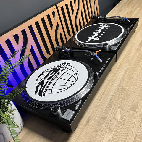 Reloop RP-4000 MK2 Direct Drive DJ Turntables With Ortofon DJ S MKII Cartridges