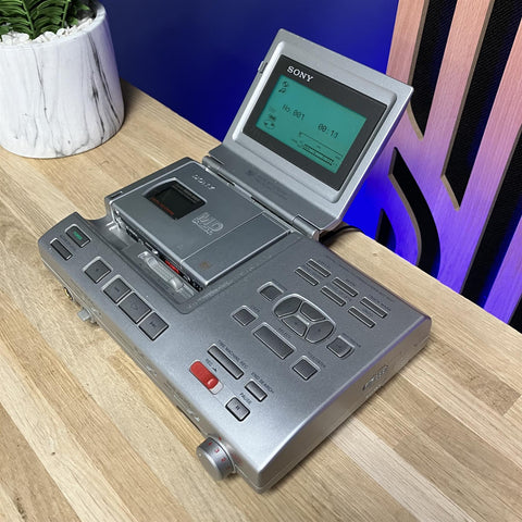 Sony MZS-R5ST Portable Minidisc Dock Station Recorder