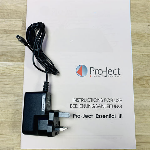 Pro-Ject Essential III Turntable With Acyrlic Platter Upgrade & Audio Technica VM540ML Cartridge