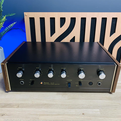 Vintage Sansui AU-101 Stereo Amplifier Phono Input - Box & Paperwork