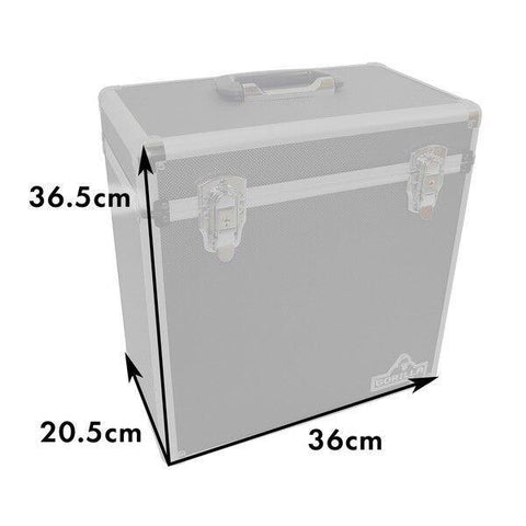 Gorilla GC-LP50 50x 12" Vinyl Record Box Grey