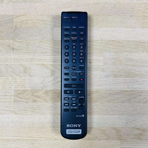 Sony RCD-W100 CD Recorder Inc Remote