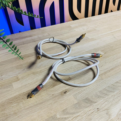 QED Qnect2 Balanced Low Level Signal Cable RCA Interconnect 1m (pair)