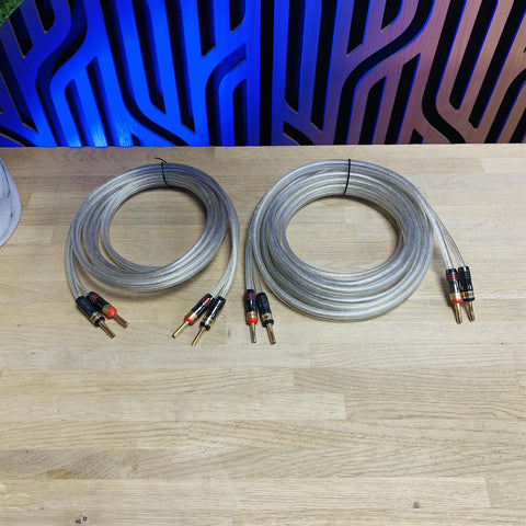 Cambridge Audio Ultra 100 Speaker Cable With Banana Terminals 1 x 2M & 1 x 3M Length