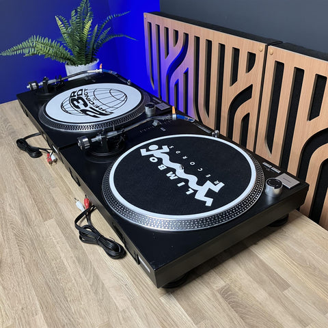 Reloop RP-4000 MK2 Direct Drive DJ Turntables With Ortofon DJ S MKII Cartridges