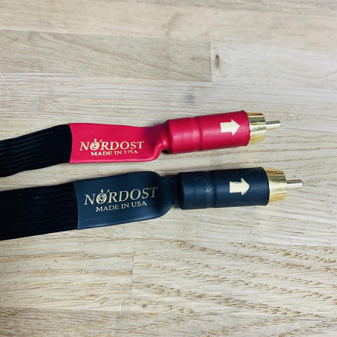 Nordost Black Knight Flatline RCA Cable (Pair) - 1m