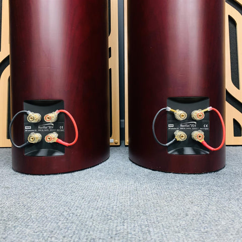 Bowers & Wilkins B&W Nautilus 804S Speakers Red Cherry (Pair)
