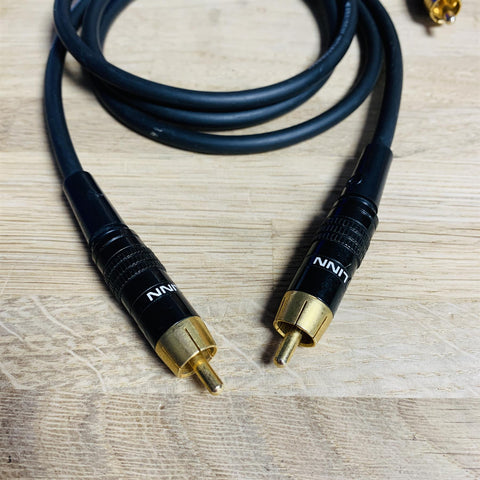Linn Black RCA Interconnects (Pair) 1.2 metres