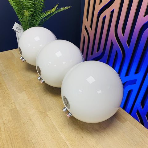 Elipson Planet M Speakers With Wall Brackets x 3 (White)