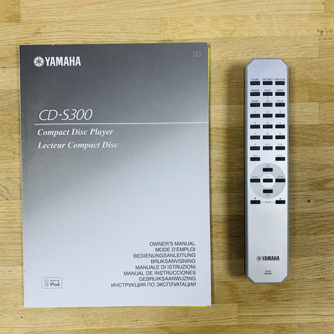 Yamaha CD-S300 CD Player Inc Remote