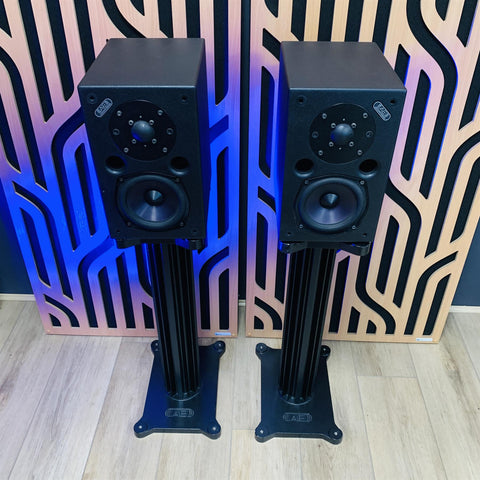 Pair Acoustic Energy AE1 1987 Speakers With Matching Stands