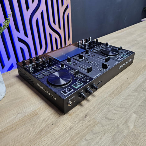 Denon DJ Prime Go 2-Deck Rechargeable Smart DJ Console with 7” Touchscreen