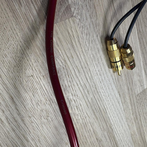 The Chord Company Crimson Snaic 5-pin DIN to RCA Interconnect Cable 1M