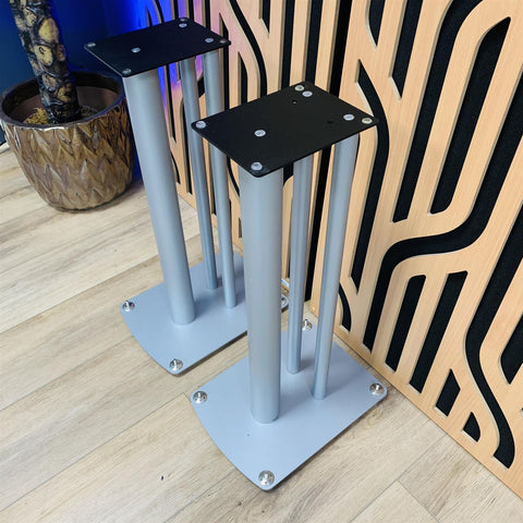 Pair Heavy Duty Speaker Stands With Spikes (60cm Tall)