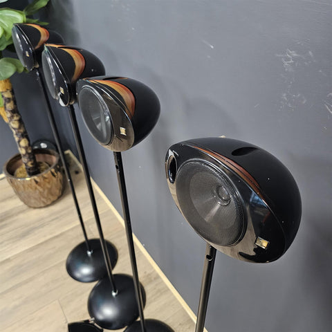 x5 Kef HTS/HTC 2001.3 (4 x 90cm floor stands, x1 tabletop stand)