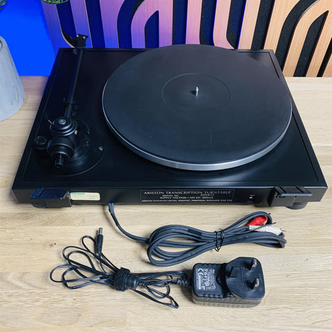 Ariston Q Deck Stereo Turntable fitted with an Ortofon cartridge