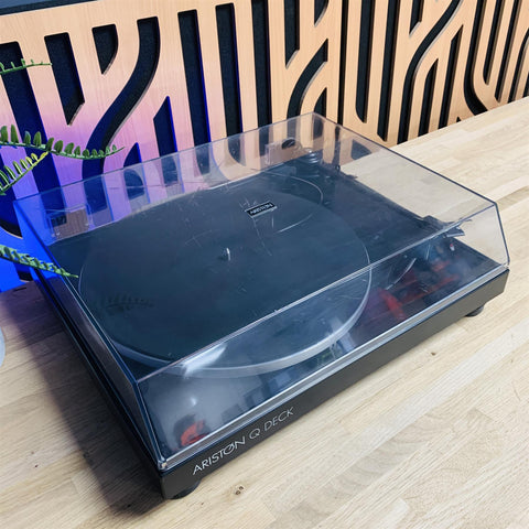 Ariston Q Deck Stereo Turntable fitted with an Ortofon cartridge