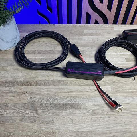 MIT AVT3 Speaker Interconnect Cable Banana Plug & Spade Terminated (Pair) 3m