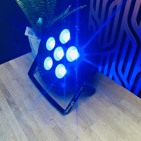 Stagg ECOPAR630 Flat Par Can Stage Light DMX 512 6 x 30 Watt LED