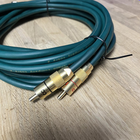 The Chord Company 5 Pin Snaic Cobra 2 RCA Phono Interconnect Cable Lead 3m