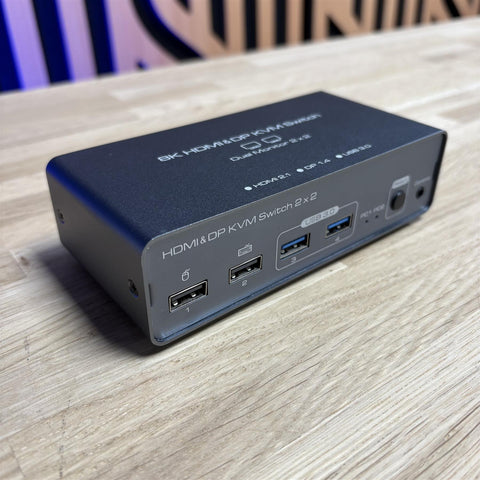 8K HDMI & DisplayPort KVM Switch