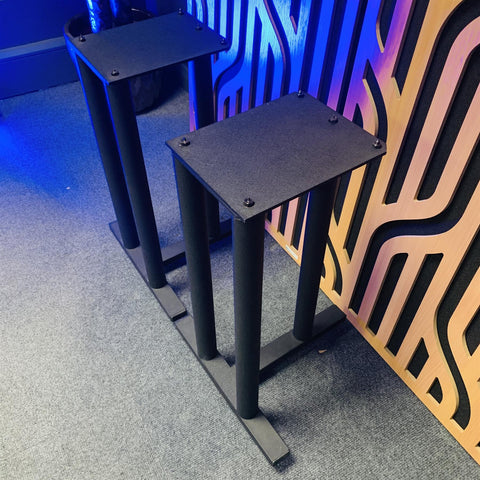 Cyrus Bookshelf Speakers Stands - Self Assembly (Pair) Black