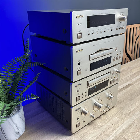 Teac A-H500 Integrated Amplifier R-H500 Cassette T-H500 Tuner PD-H500 CD Player Stack System