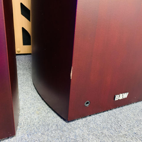 Bowers & Wilkins B&W Nautilus 804S Speakers Red Cherry (Pair)