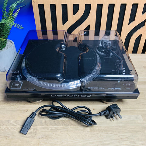 Denon DJ VL12 Prime Turntable with Decksaver