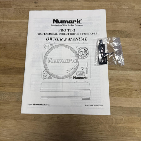 Numark Pro TT2 Professional Direct Drive Turntable with Ortofon Concorde Club mk1 Cartridge