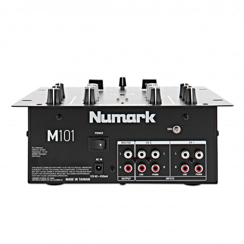 Numark M101 2-Channel All-Purpose Mixer Black