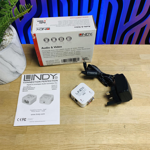 Lindy 70408 Audio Pro Phono COAX & Optical DAC