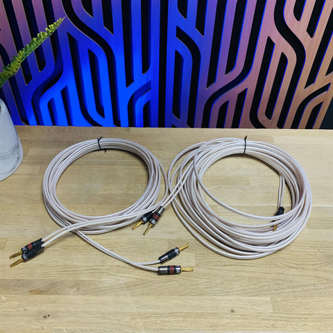 QED Balanced Design Concept Speaker Cable With Banana Plugs 1 x 6m & 1 x 10m