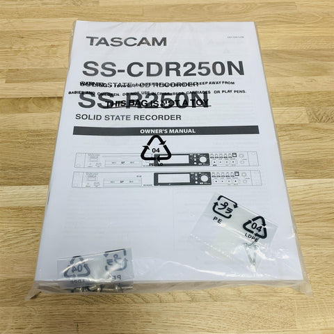 Tascam SS-CDR250N Solid State / CD Audio Recorder