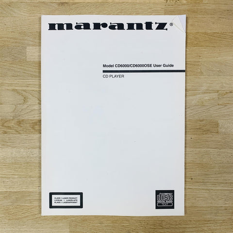 Marantz CD6000 OSE CD Player