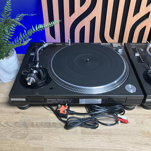 Technics SL-1210 MK3D DJ Turntables With Ortofon Concorde Pro Cartridges & Syli (Pair)