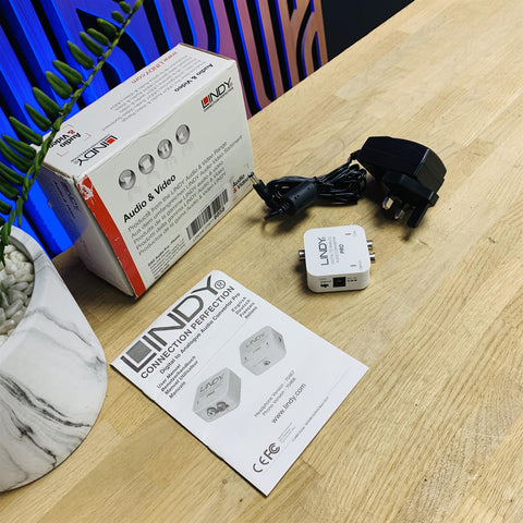 Lindy 70408 Audio Pro Phono COAX & Optical DAC