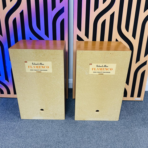 Richard Allan Flamenco Series II Vintage Hi Fi Speakers In Teak (Pair)