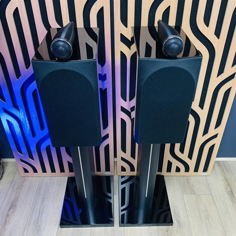 Bowers & Wilkins 705 S3 Speakers With Stands (Pair) Black Gloss