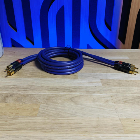 QED QUNEX 1 Balanced Low Level Signal RCA Phono Interconnect Lead Cable 1m (Pair)