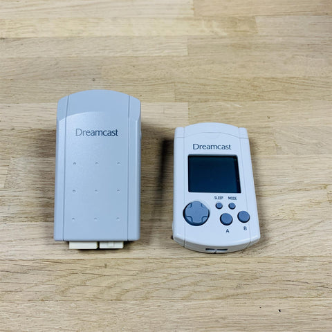 Sega Dreamcast Console 2 x Controller Scart VMU & Rumble Extension Cables