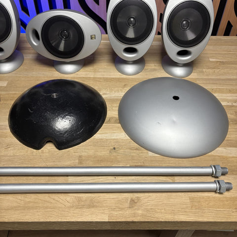 Kef KHT 2005.2 Speaker Set (x5) with Kef HTS2001 Stands