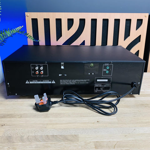 Kenwood KX-W4050 HX Pro Dual Cassette Deck Auto Reverse Dolby B C