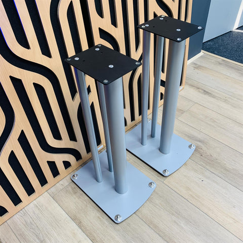 Pair Heavy Duty Speaker Stands With Spikes (60cm Tall)