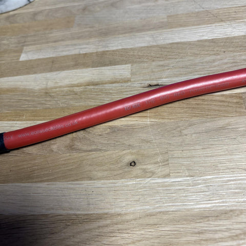 ECOSSE BIG RED Mains Power Cable 3 Pin Kettle (FURUTECH F1-35(G)/F1-25 (G))