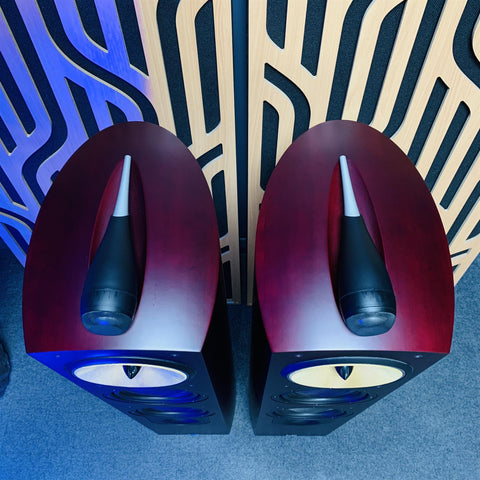 Bowers & Wilkins B&W Nautilus 804S Speakers Red Cherry (Pair)