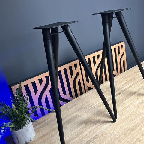 Buchardt S400 MK2 Speakers Rosewood Inc Stands Black Oak Pair